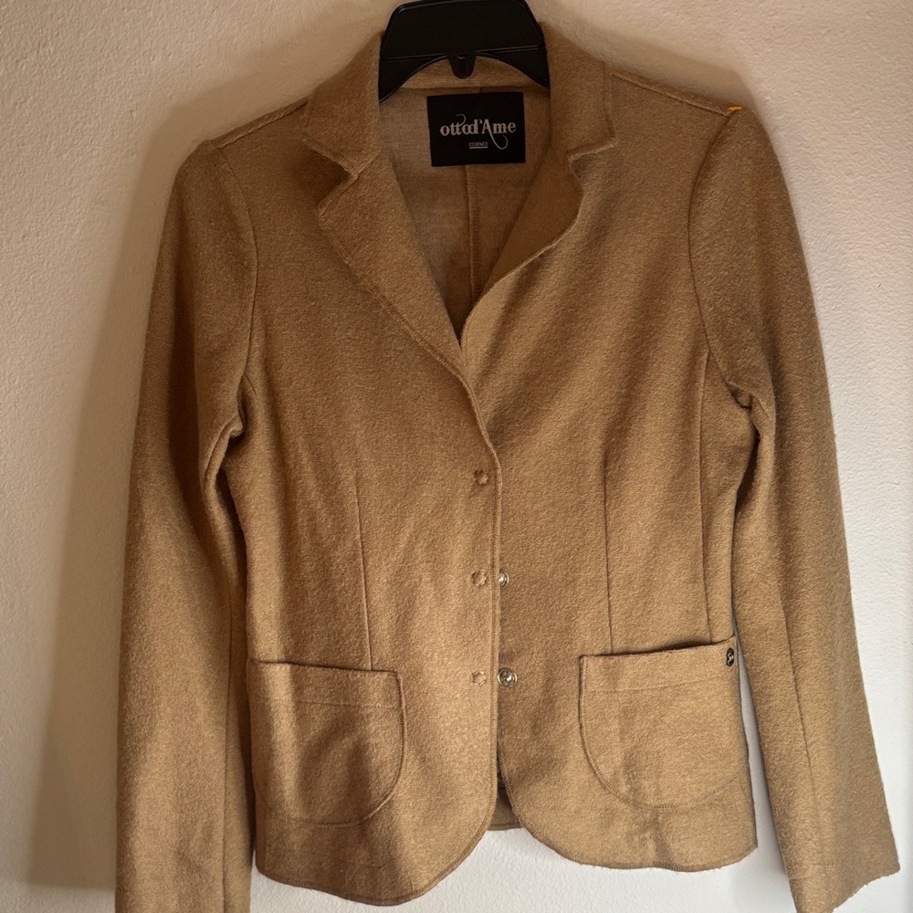 Women's Tan cardigan - Picture 2 of 7